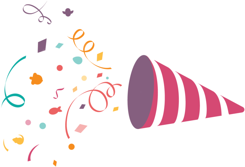Party Transparent Background - Transparent Background Birthday Clipart (800x547), Png Download