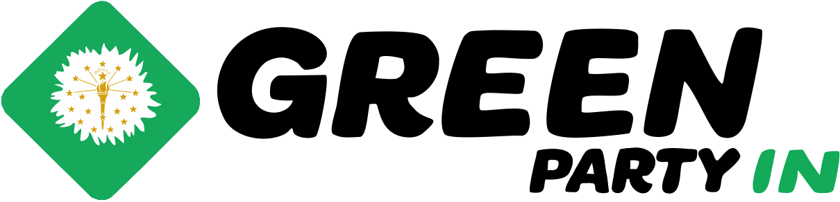 Black Text, Transparent Background - Green Party Us Logo (1247x325), Png Download