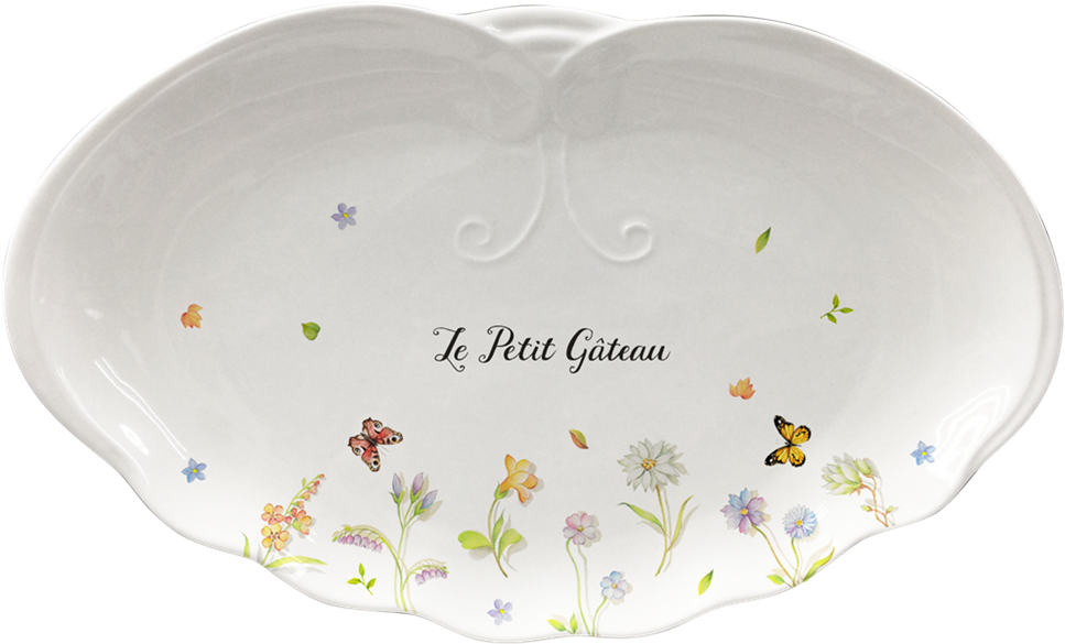 Porcelain Big Plate - Silly Design Porcelánový Servírovací Tác 621 (1000x618), Png Download