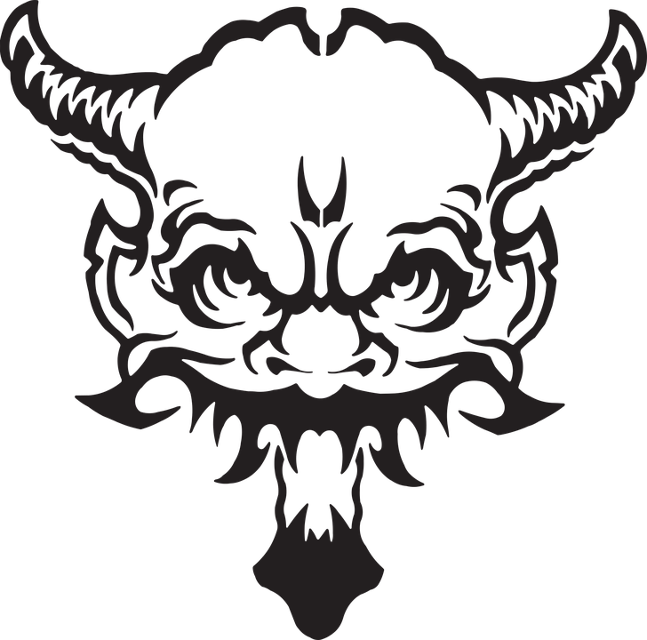 Monster Face Png - Demon Clipart (728x720), Png Download