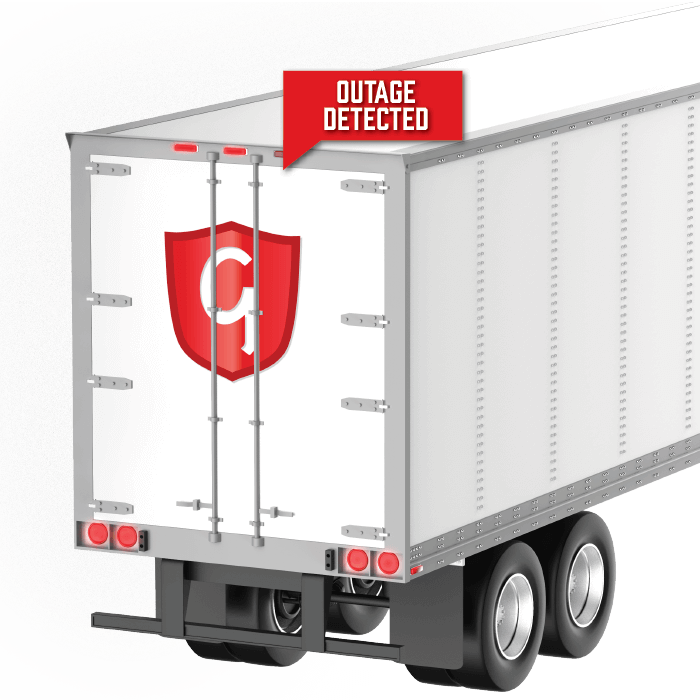 Lamp Outage Detected On Semi-trailer With Grote Guardian - Semi-trailer (700x700), Png Download