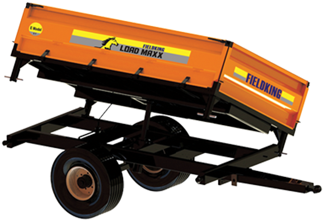 3 Way Tipping Trailer - Jual Head Trailer Di Medan (682x547), Png Download