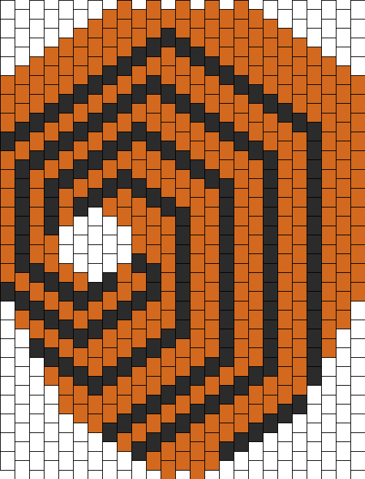 Tobi From Naruto Full Mask Kandi Pattern - Kandi Mask Naruto Pattern (525x688), Png Download