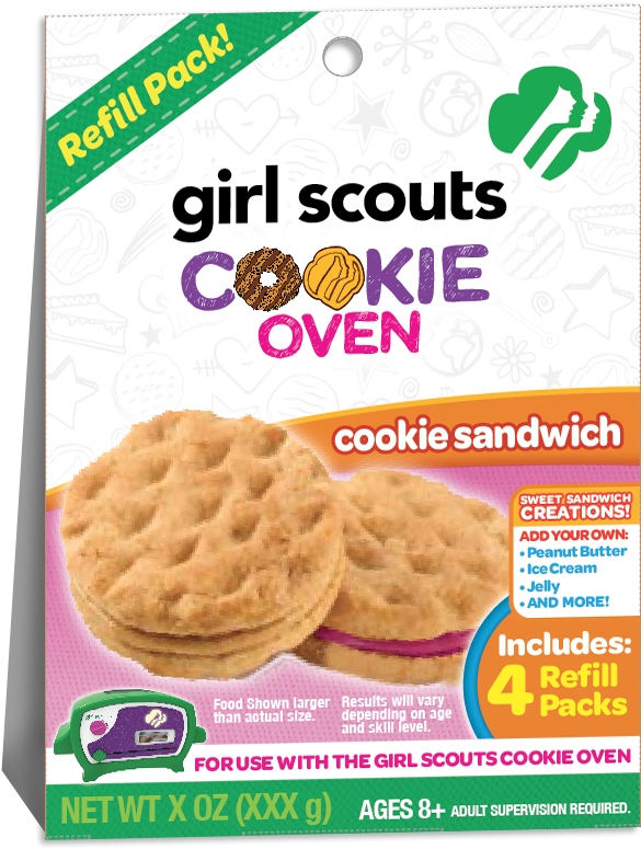Basic Thinmint Basic Cookiesandwich Basic Trefoil - New Girl Scout (683x880), Png Download