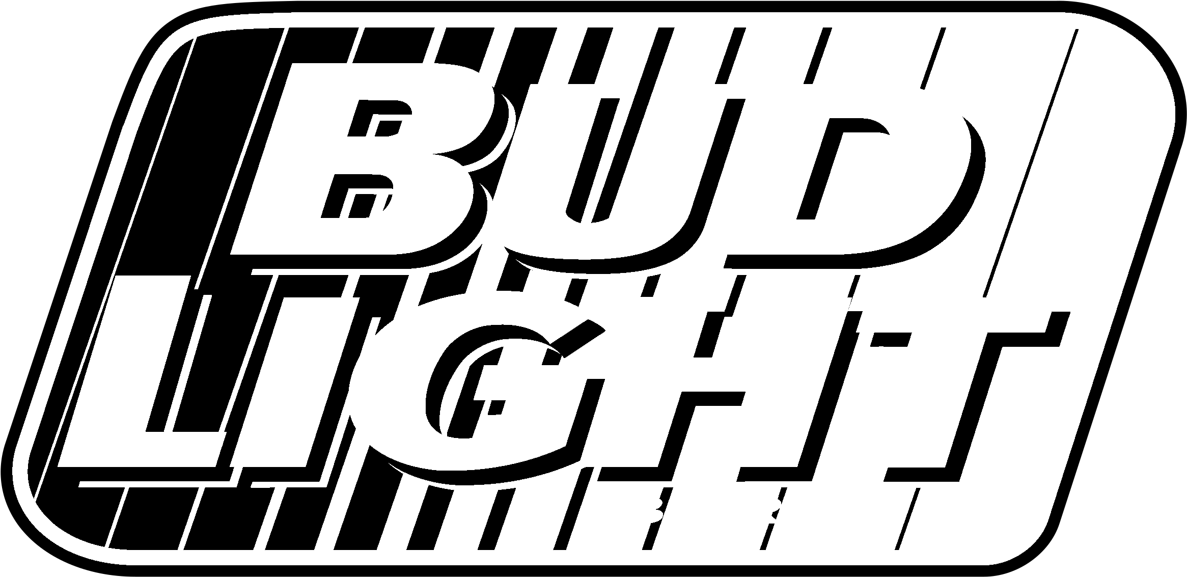 Bud Light Logo Black And White - Bud Light (2400x2400), Png Download