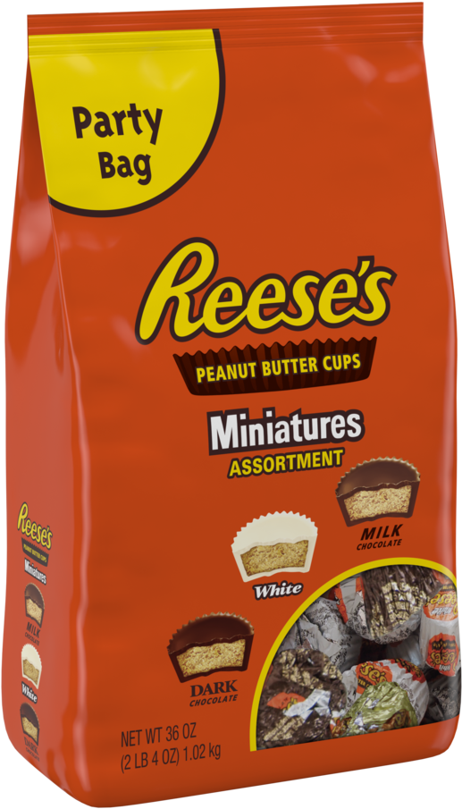 Reese's, Peanut Butter Cups Chocolate Candy Snack Size, - Reese's Peanut Butter Cups (960x960), Png Download