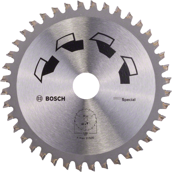 Circular Saw Blade Special - Bosch 2609256884 130 Mm Circular Saw Blade Special (598x600), Png Download