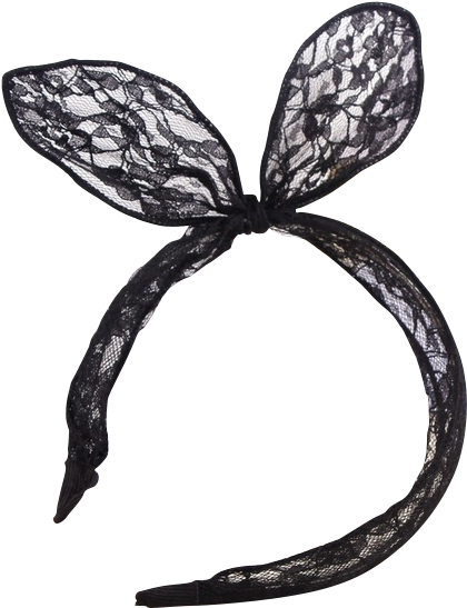 'mimi' Headband Sassy Jones Boutique - 蕾絲 兔 耳 髮 帶 (600x600), Png Download