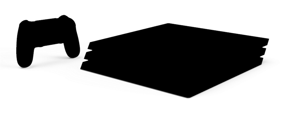 Playstation 4 Pro Painted - Sony Playstation 4 Pro (1000x600), Png Download