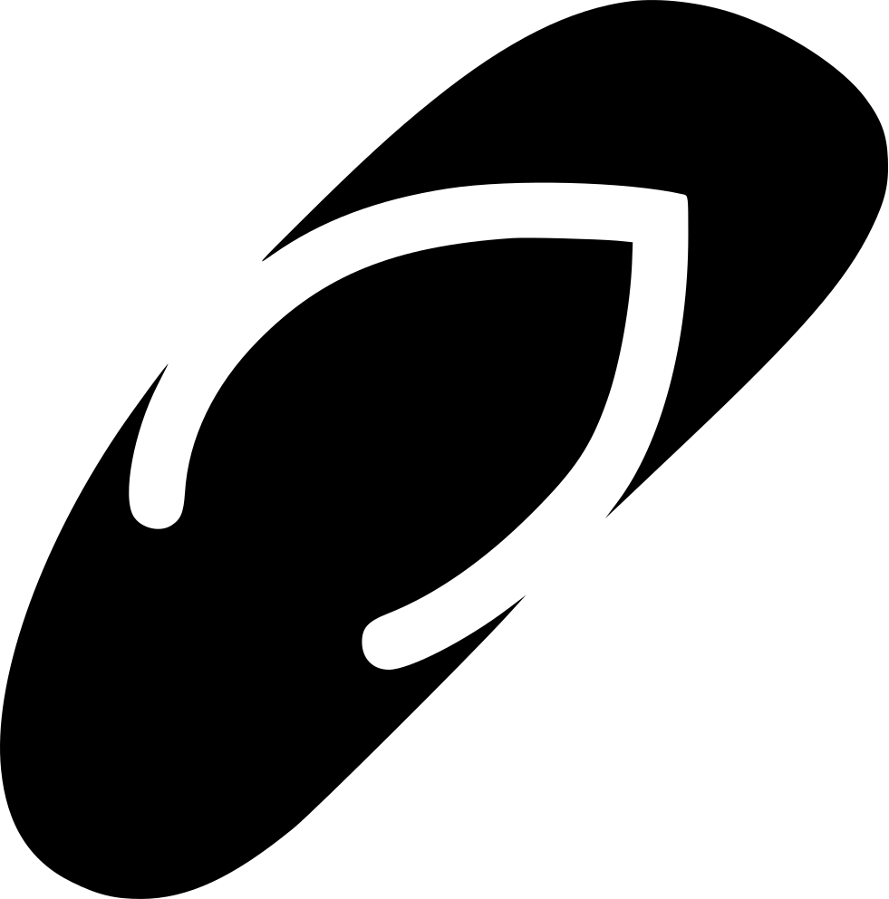 Png File Svg - Sandals Black And White Png (981x992), Png Download
