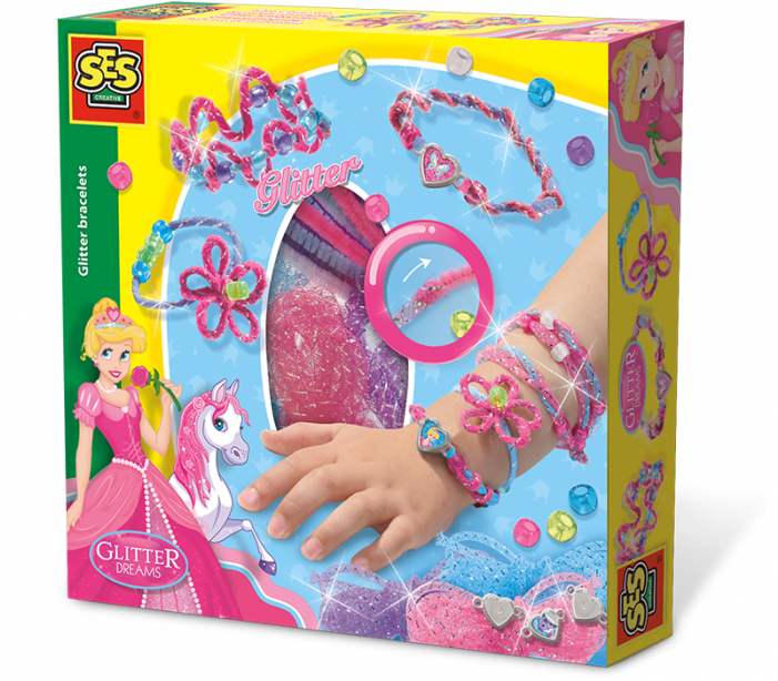 Ses Dreams Glitter Beads (700x700), Png Download