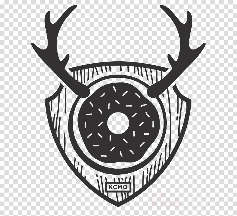 Doughnut Clipart Donuts Doughnut Lounge Deer (900x820), Png Download