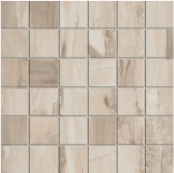 Petrified Wood 2x 2 Mosaic On 12 X 12 Sheet Beige Natural - Portable Network Graphics (1000x348), Png Download