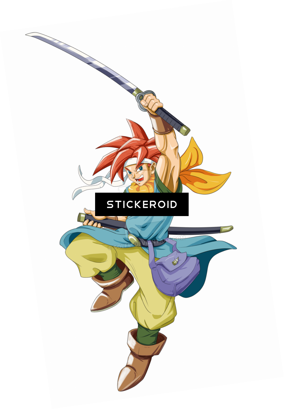 Chrono Trigger Gaming - Chrono From Chrono Trigger (1093x1573), Png Download