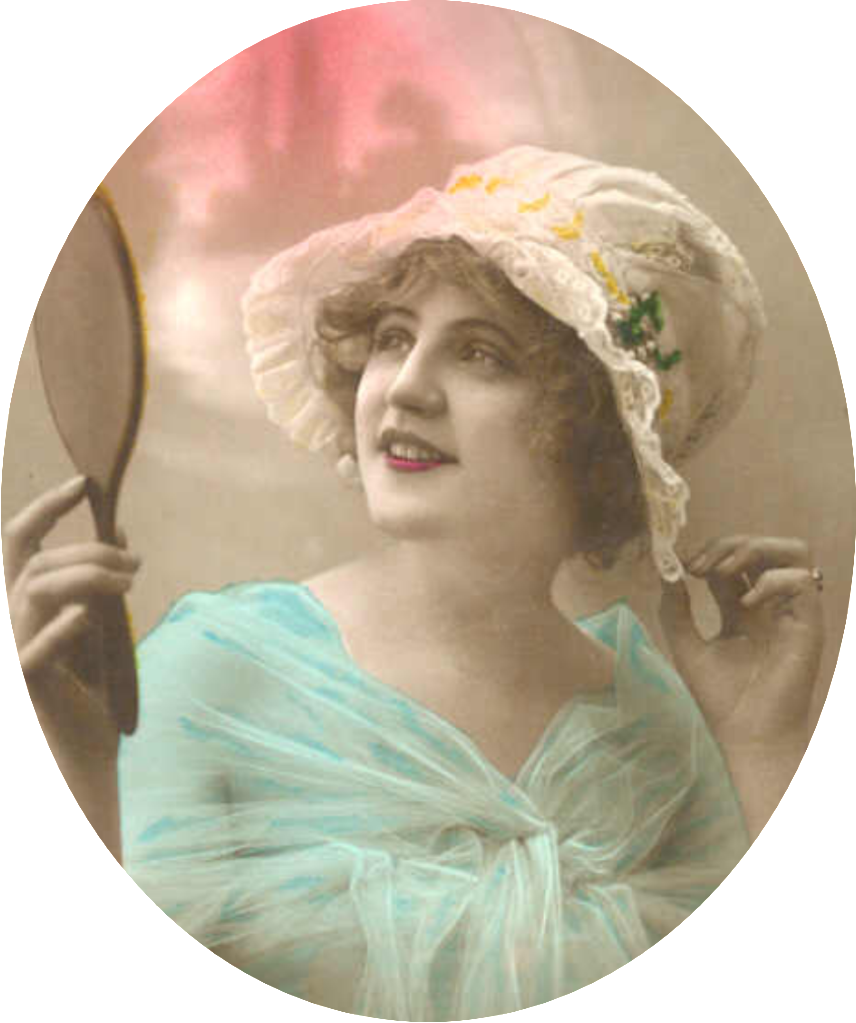 Vintage Woman, Vintage Ladies, Vintage Postcards, Post - Vintage Clothing (856x1023), Png Download