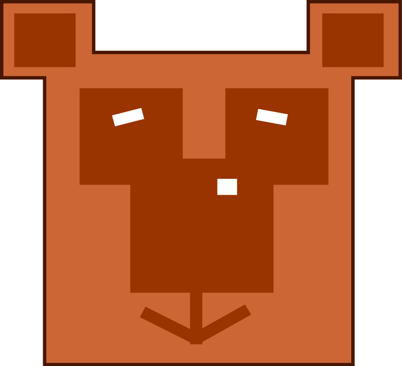 Bear Free Vector - Bear (800x728), Png Download