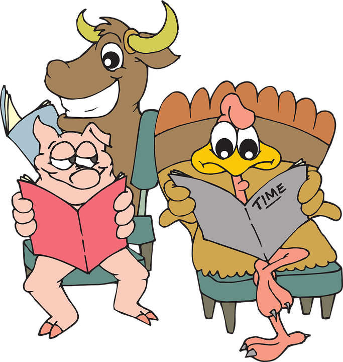 Animated Summer Cliparts 24, Buy Clip Art - Animals Reading Png (683x720), Png Download