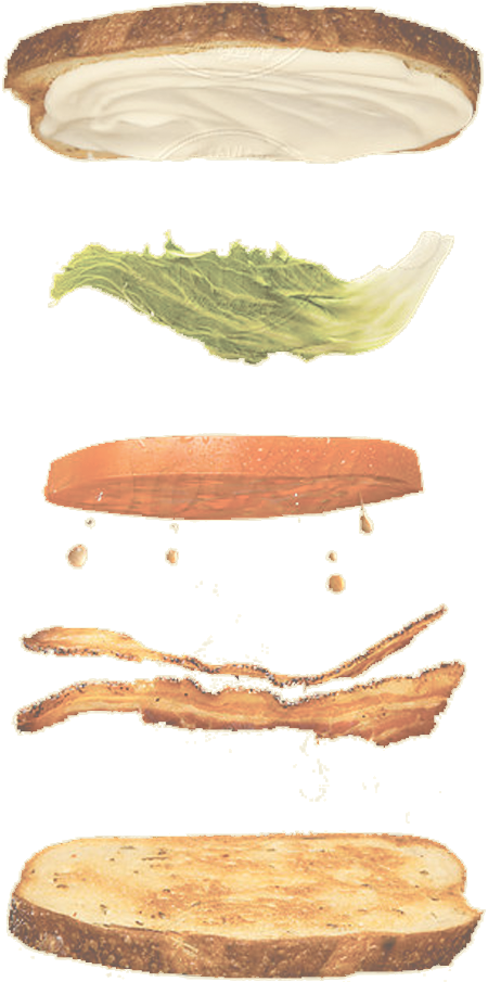 Better Food Isn't Easy, It's Simple - Diagram Of A Sub Sandwich (450x905), Png Download