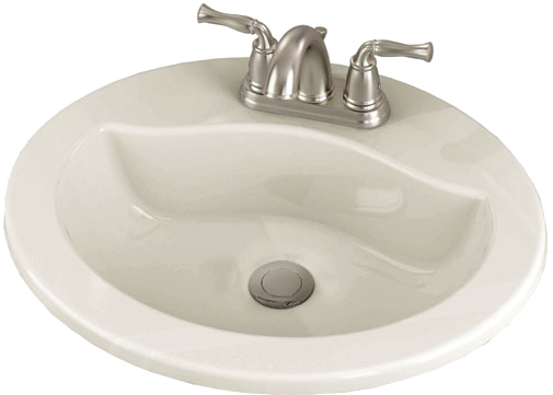 Clean Oval Bathroom Sink - Sink (570x570), Png Download