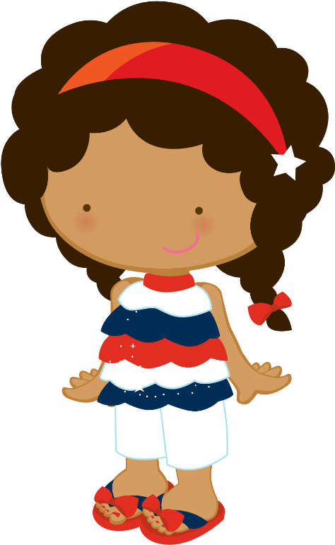 Happy 4 De Julho - Clipart Costa Rica Png (568x900), Png Download