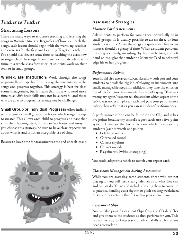 Product Thumbnail 11 - Recorder Monster Poster Pack (816x1056), Png Download