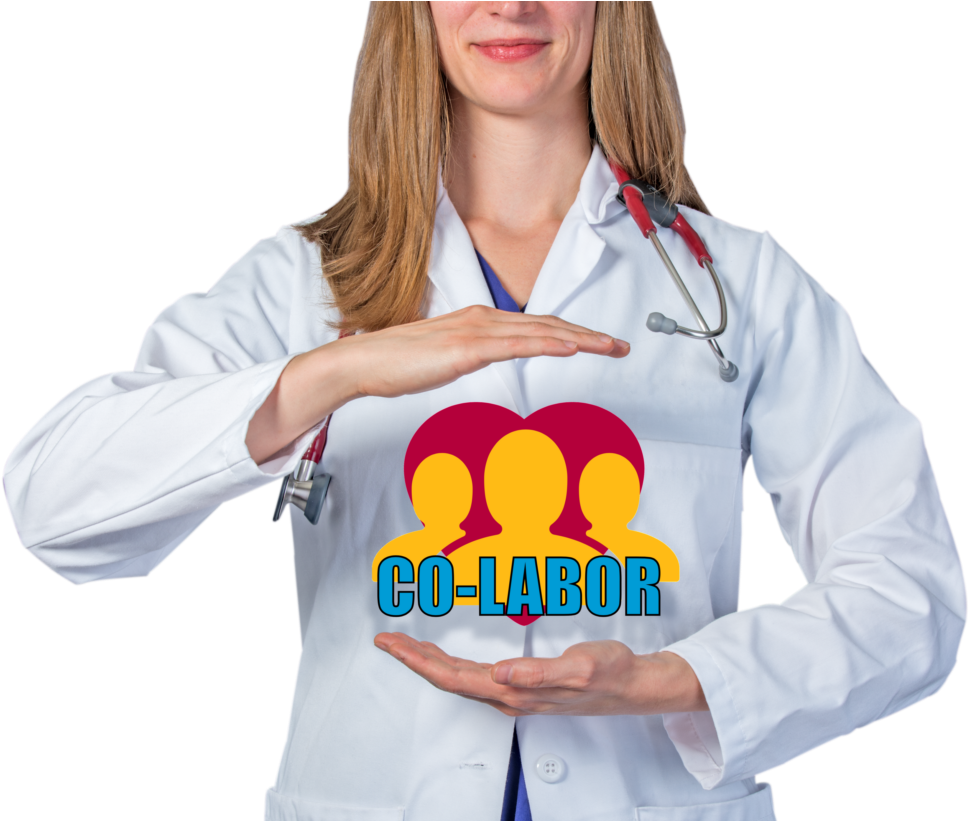 Doctor Hands Around Custom 17764-2 - Physician (1000x820), Png Download