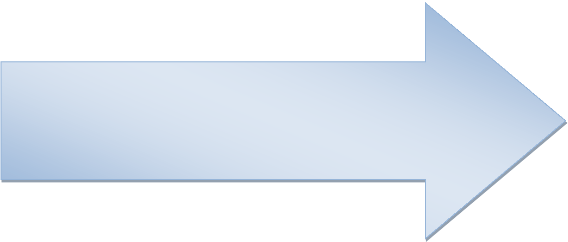 Right Arrow Blue Gradient - Information (1129x481), Png Download