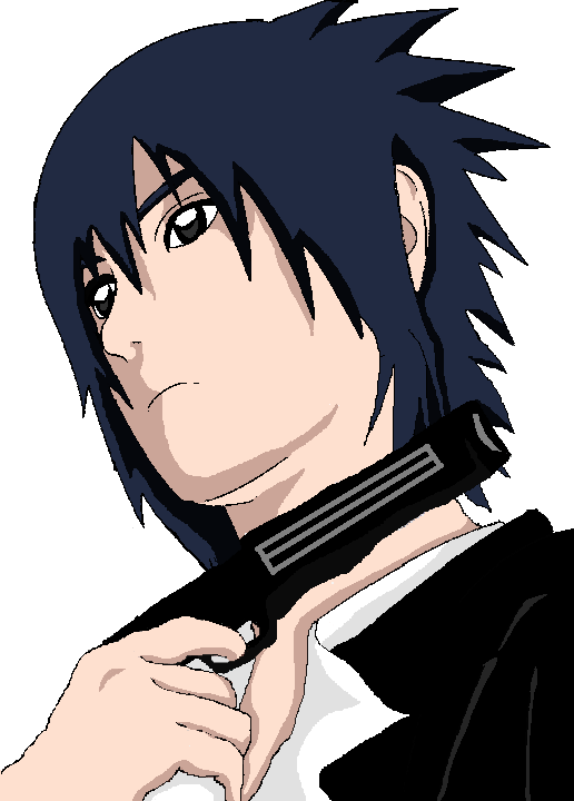 Drawing Sasuke Shading Graphic Royalty Free Stock - Sasuke Uchiha (516x720), Png Download