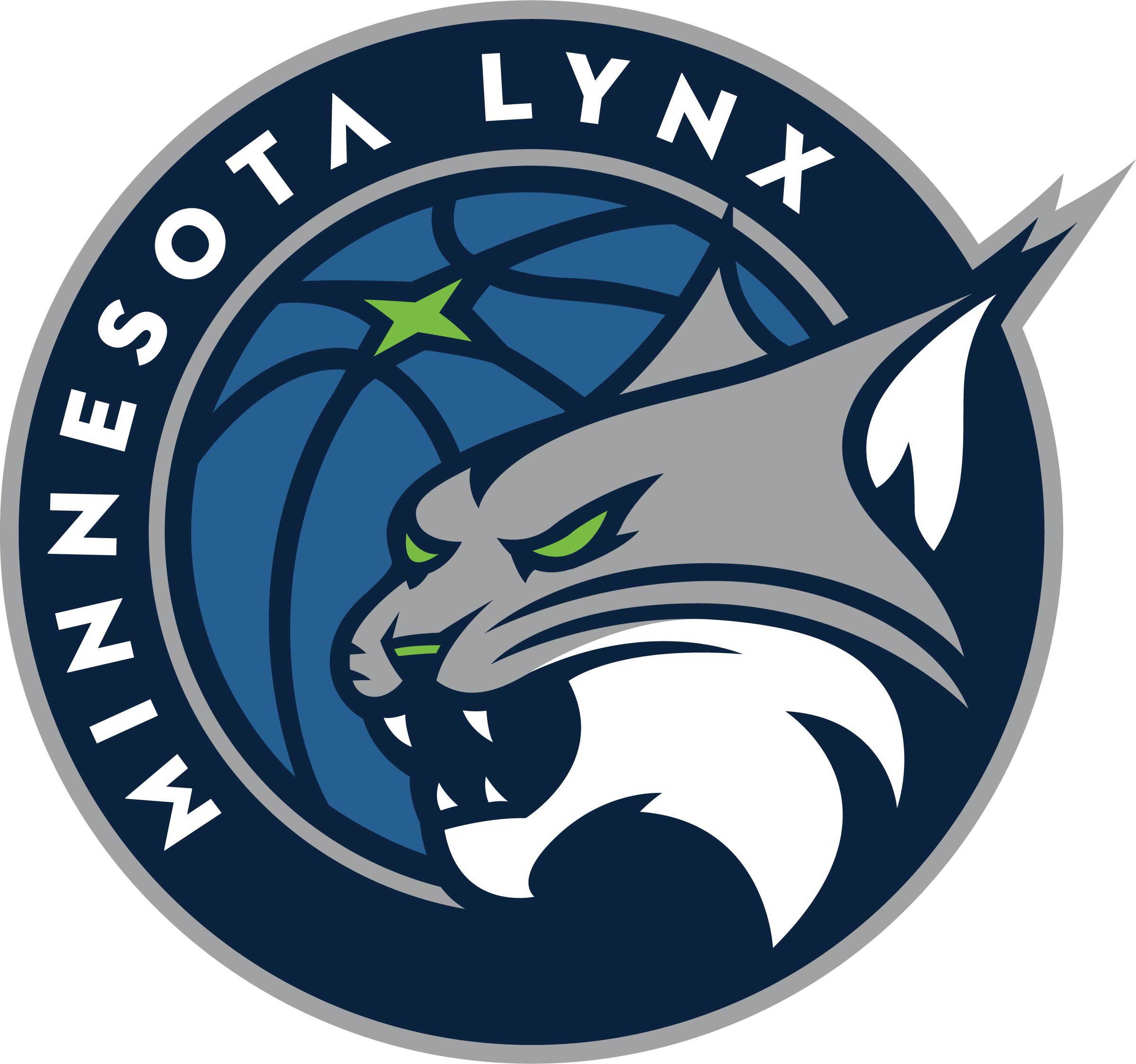 The Minnesota Lynx Unveiled A New Logo As Part Of A - Mn Lynx Logo New (2400x2248), Png Download