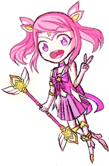 Star Guardian Lux - Cartoon (567x698), Png Download