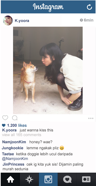 Bebyfakeinstagram Yoorakwon - Drabble (600x800), Png Download