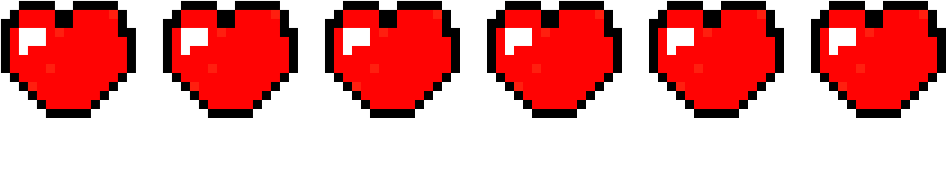 Pixel Hearts (1140x350), Png Download