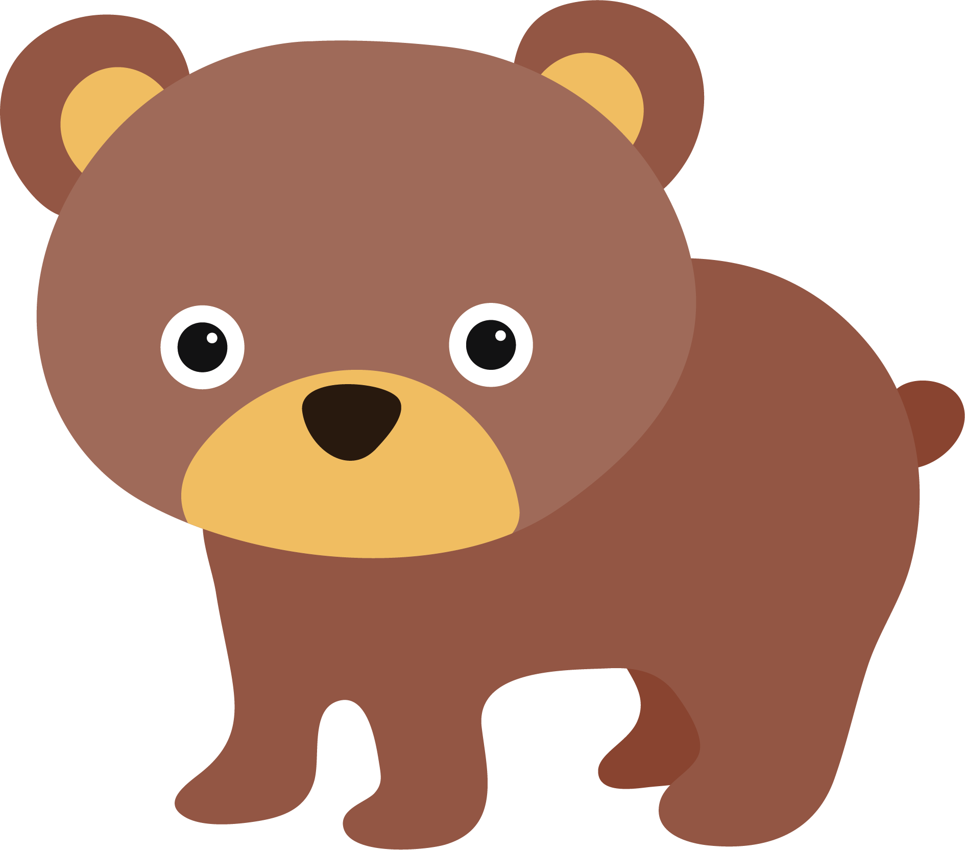 Related Wallpapers - Brown Bear Vector Png (1890x1664), Png Download