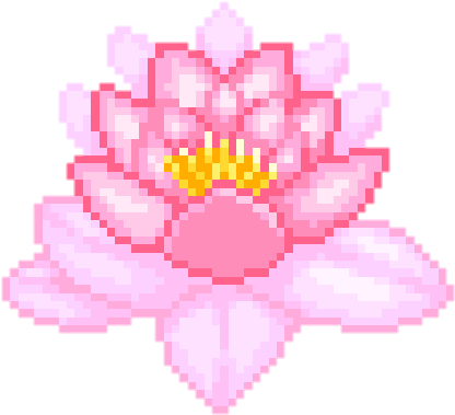 Flower, Png, And Lotus Image - Flower Pixel Png (480x854), Png Download