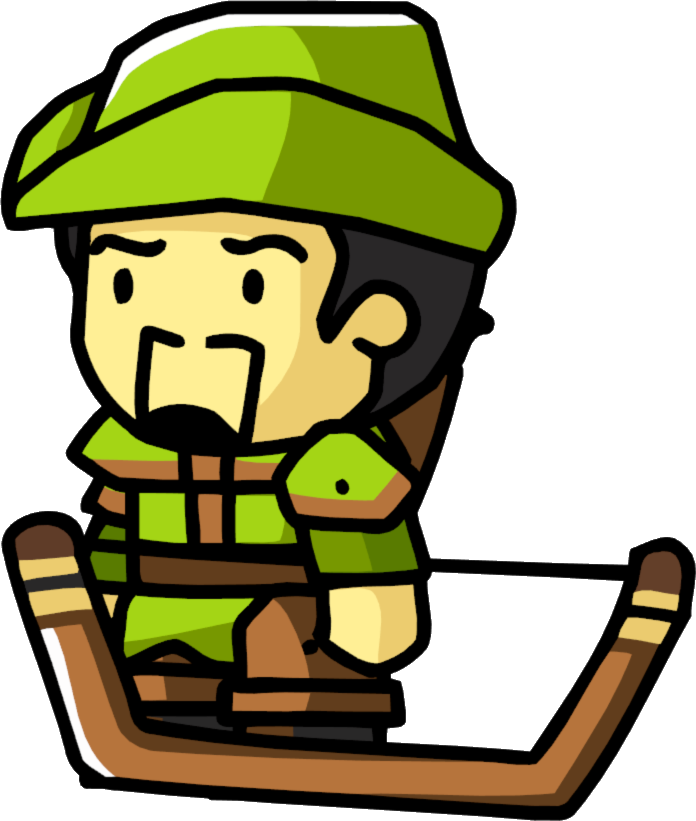 Archer Png - Scribblenauts Remix Category Machines (696x821), Png Download