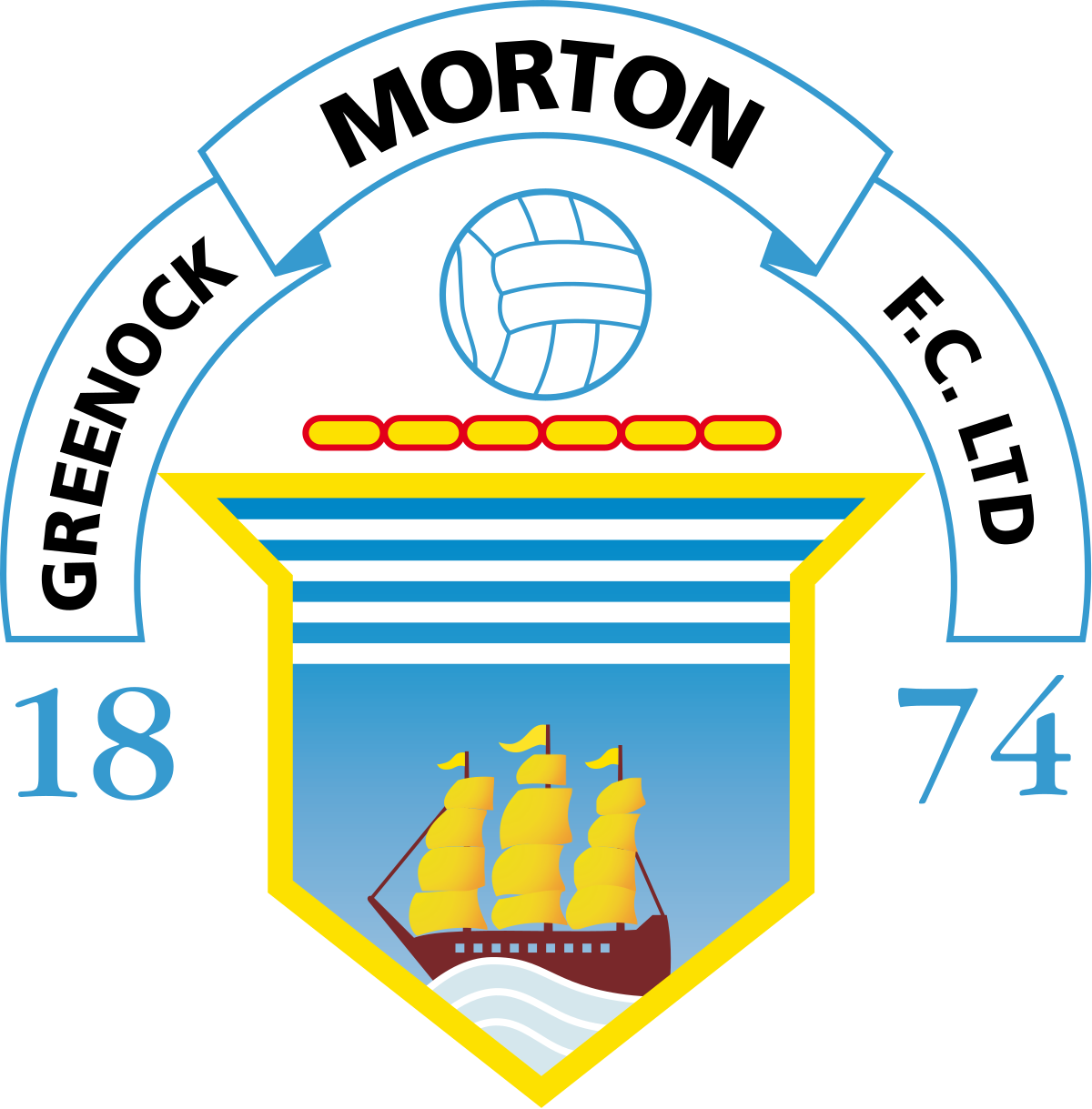 Greenock Morton Logo Png (1200x1219), Png Download