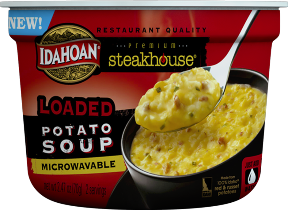 Loaded-bowl - Idahoan Potato Soup Cup (1000x1000), Png Download