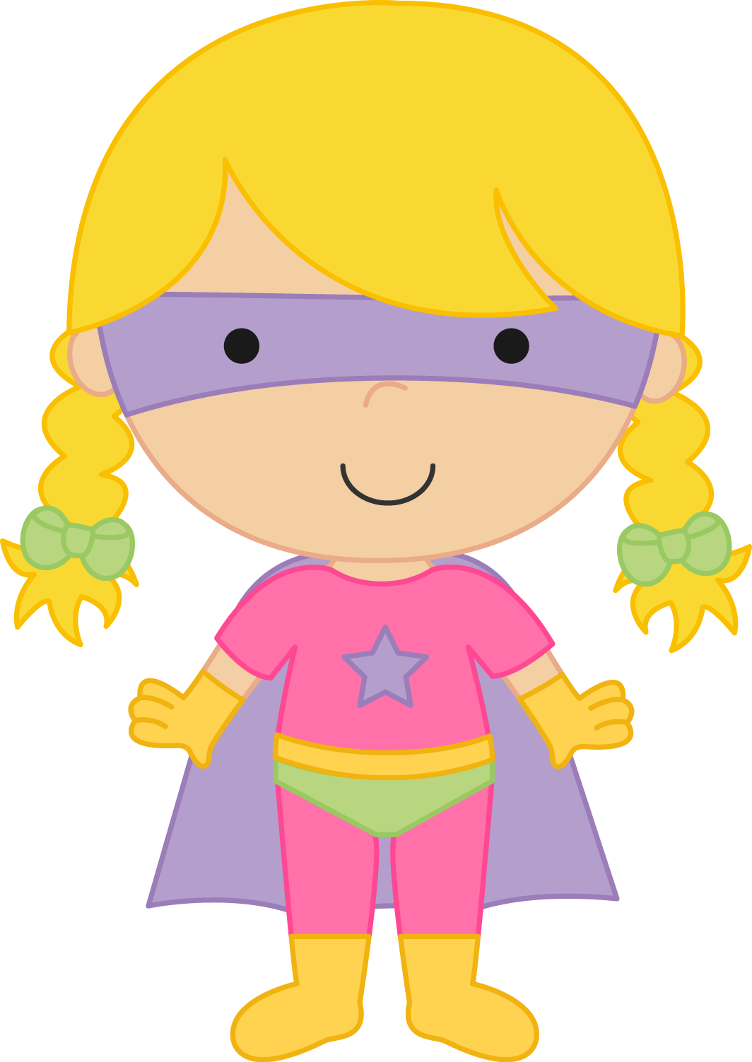 Superhero Clipart, Girl Clipart, Children Pictures, - Brave Girl Clip Art (1064x1503), Png Download