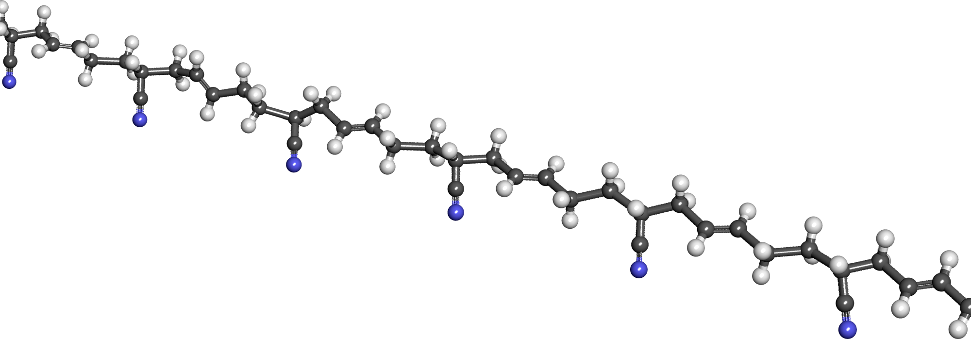 File - Nitrilerubber2 - Chain (2000x698), Png Download