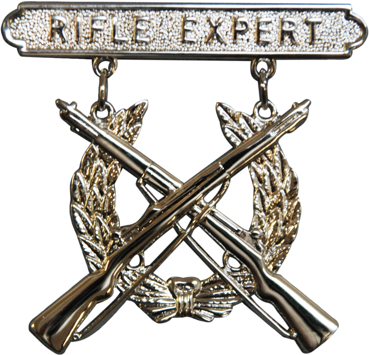 Usmc, Marines, Purple Heart Medal, Badge, - Marine Rifle Expert Badge (800x800), Png Download
