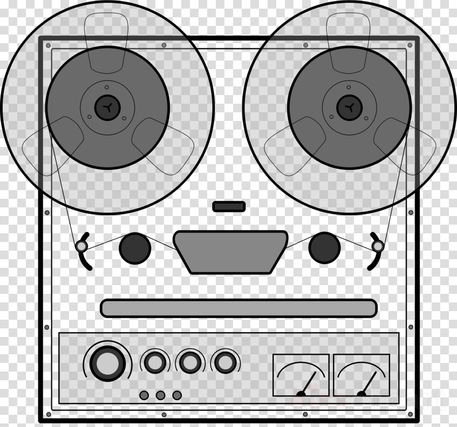 Tape Recorder Vector Clipart Microphone Tape Recorder - Grabadora De Cinta Magnetica (900x840), Png Download