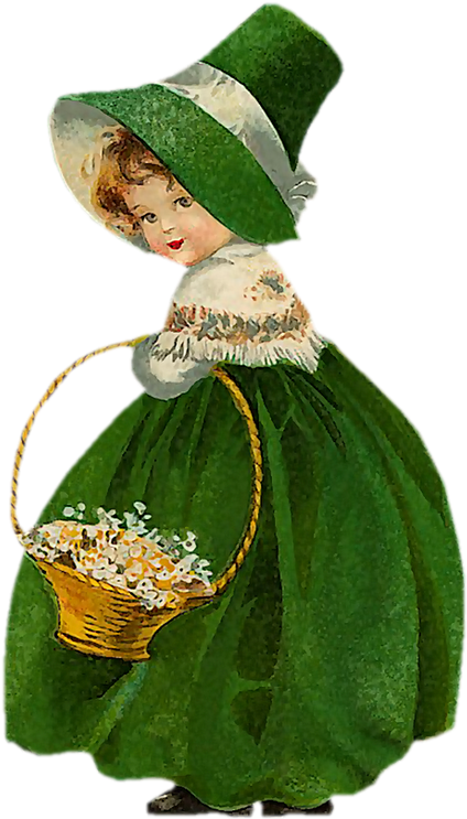Tubes Victoriens / St-patrick - St Patrick Day Love (460x749), Png Download