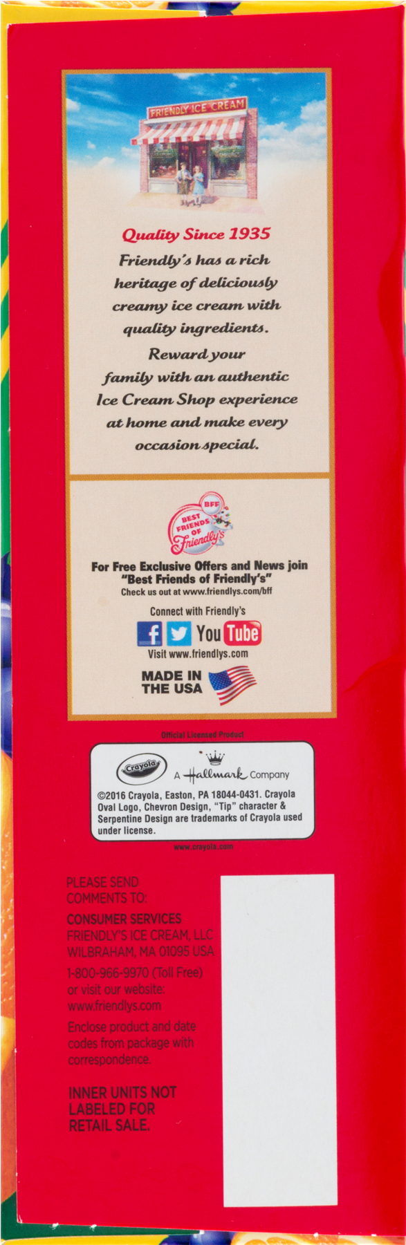 Friendlys Ice Cream Bars, Ice Cream Cake Krunch - 6 (1800x1800), Png Download