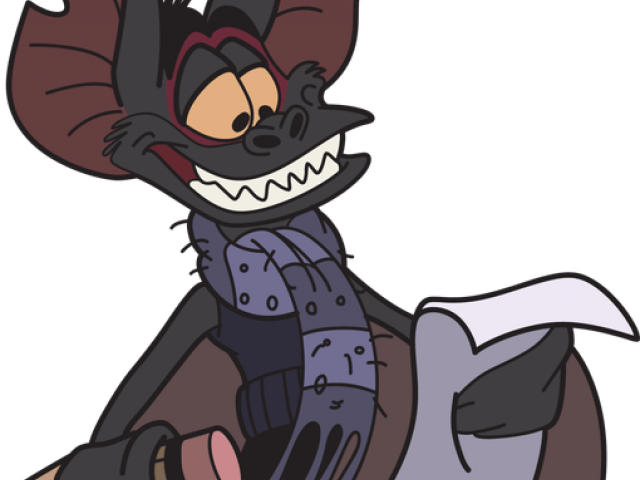 Mickey Mouse Clipart Detective - Basil Of Baker Street Bat (640x480), Png Download