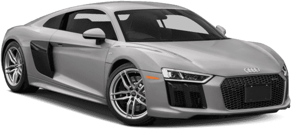 New 2018 Audi R8 Coupe V10 - Audi R8 2018 Black Matte (640x480), Png Download