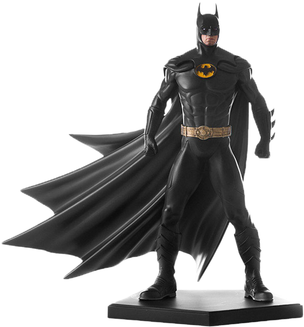 Arkham Knight - Iron Studios Batman Arkham Knight Tim Burton Statue (606x658), Png Download
