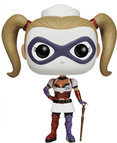 Batman Arkham Asylum - Batman Arkham Asylum Harley Quinn Pop (600x600), Png Download