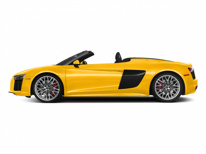 Cc 2018auc170003 1280 L1pa - Audi R8 Spyder V10 2017 Silver (660x495), Png Download