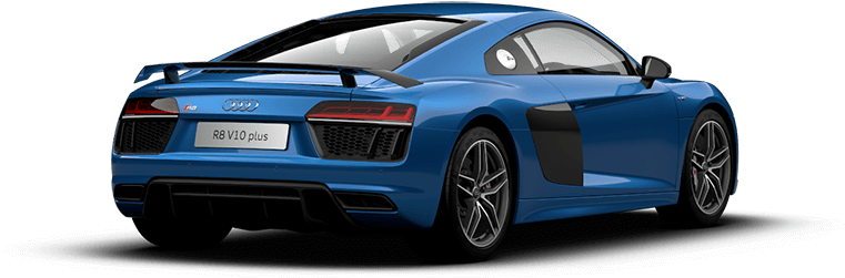 R8 Coupé V10 Plus - Supercar (952x384), Png Download