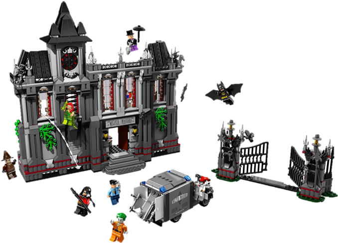 Lego Super Heroes Arkham Asylum Breakout - Lego Arkham Asylum Size (692x502), Png Download
